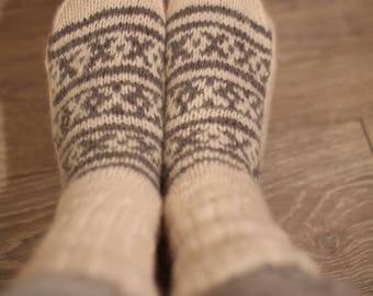 Luxury Angora Rabbit, cashmere socks, pure wool, angora mix, wooly socks, cozy, christmas, gift, warm, hand knitted,