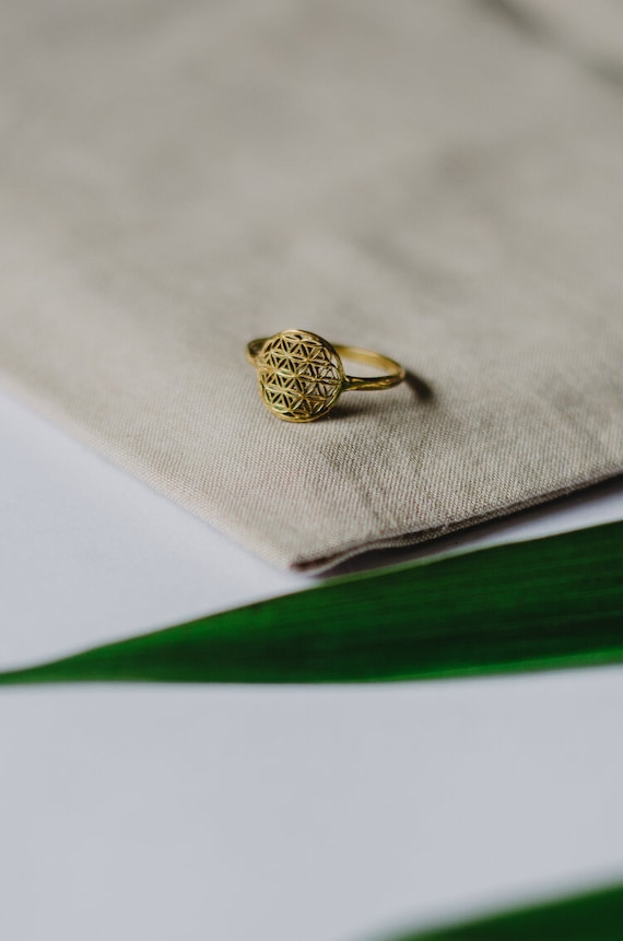 Anello fiore della vita, anello mignolo, anello pollice, anello