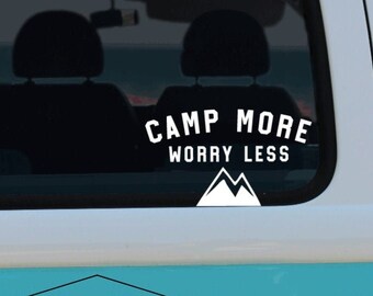 Camping sticker, Camping decal, Camping car decal, Camping bumper sticker , Car sticker, Car decal, bumper sticker
