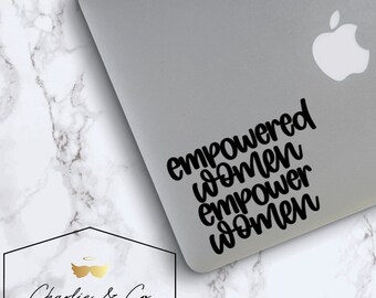 Empowered Women Empower Women Matte Sticker MacBook Laptop Sticker Journal Sticker Matte Sticker Feminism Sticker