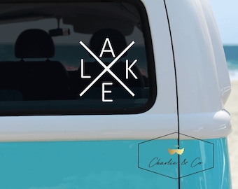 Lake Decal, Laptop stickers, Vinyl Decal, decals, car decal, decal, laptop decal, tumbler, macbook decal, vinyl sticker, bumper sticker