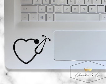 nurse decal, nurse vinyl decal, nurse decal, nurse sticker, stethoscope sticker, laptop sticker, vinyl decal
