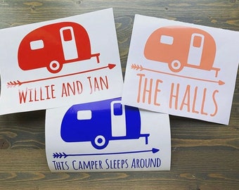 RV decal, camper decal, travel trailer decal