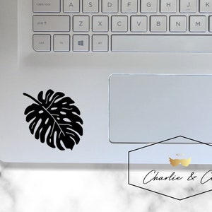 Monstera leaf decal, Monstera leaf sticker, monstera plant sticker, monstera plant decal, plant decal, plant sticker, laptop sticker