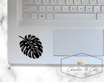 Monstera leaf decal, Monstera leaf sticker, monstera plant sticker, monstera plant decal, plant decal, plant sticker, laptop sticker