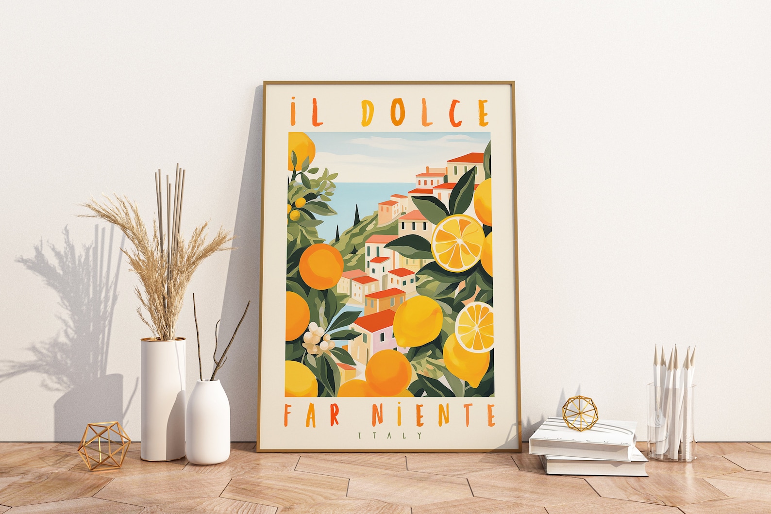 Dolce Far Niente Italy Print Printable DIGITAL Art Colorful - Etsy Canada