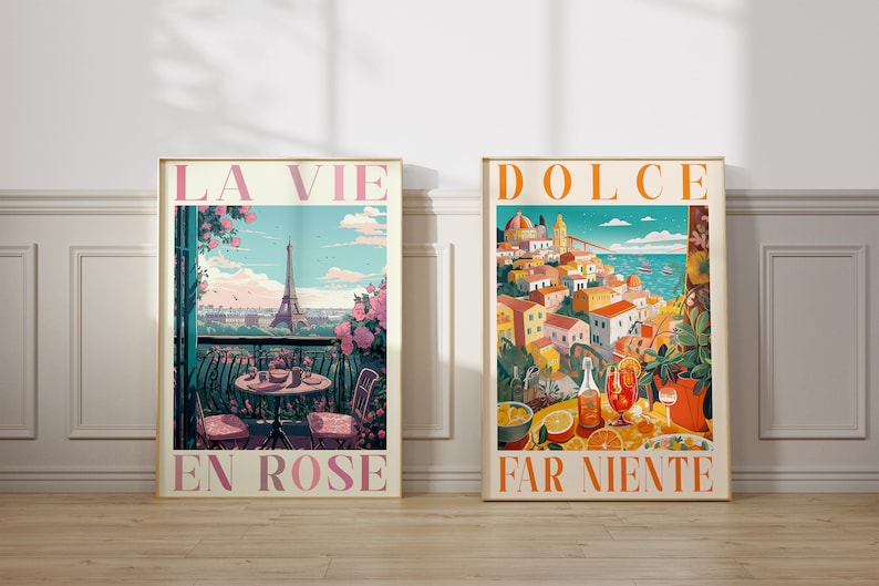 Dolce Far Niente Positano DIGITAL Print, Italian Quote, Positano Italy Art,Italy Travel Poster,Italian Language Saying, Amalfi Coast, Spritz image 7