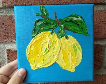 Lemon painting