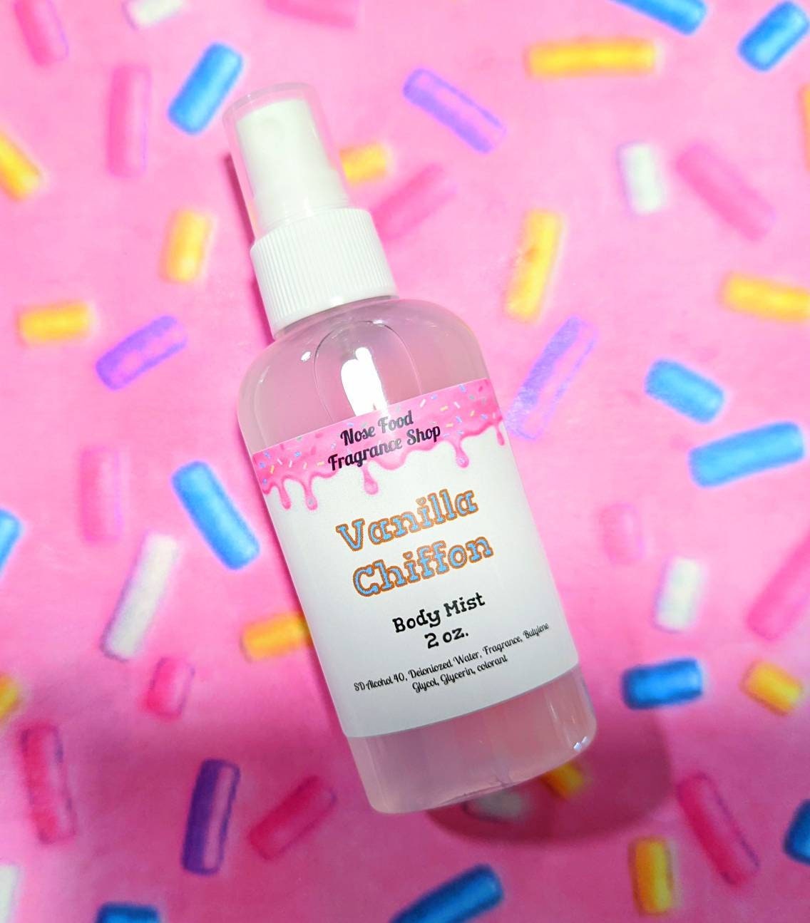Chiffon body spray sales