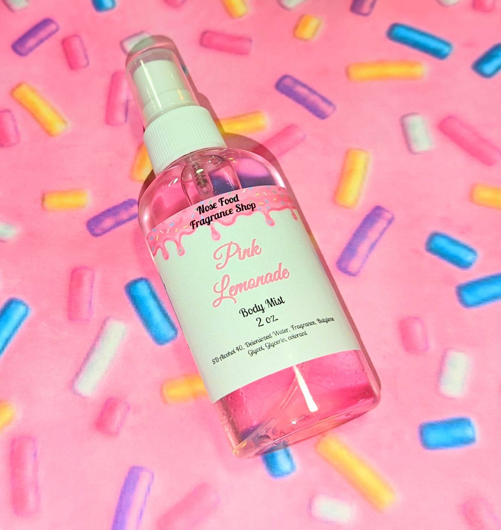 Pink Lemonade Body Mist, Perfume, Body Spray, Body Splash, Fragrance Mist