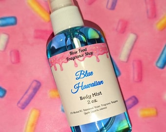 Blau Hawaiian Körpernebel, Parfüm, Körperspray Körperspritzen, Duftnebel, Sommer, Tropisch
