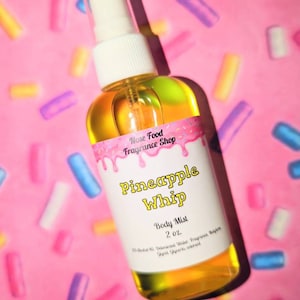 Pineapple Whip Body Mist, Perfume, Body Spray, Body Splash, Fragrance Mist, Pineapple, Ice Cream