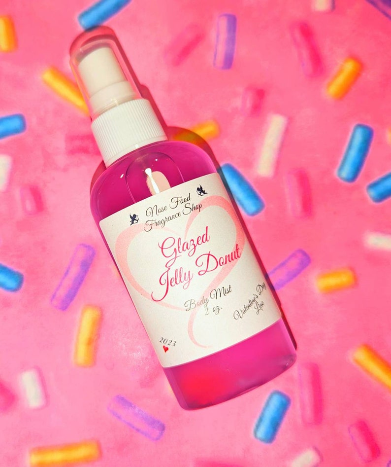 Glazed Jelly Donut Body Mist Body Splash Body Spray Etsy