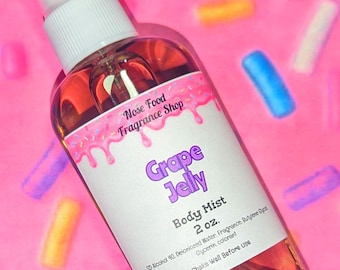 Druvgelé Body Mist, Body Splash, Body Spray, Doftmist, Parfym, Näsmat, Begränsad upplaga, Body Mist