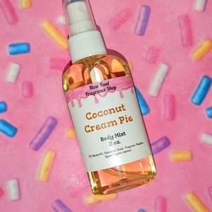 Mgiełka do ciała Coconut Cream Pie, Perfumy, Spray do ciała, Body Splash, Mgiełka zapachowa, Coconut Cream Pie, Creamy Coconut, Pokarm dla nosa, Edycja limitowana