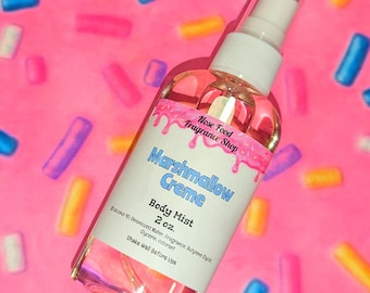 Marshmallow Creme Body Mist, Body Splash, Body Spray, Fragrance Mist, Perfume, Nose Food, Marshmallow, Marshmallow Body Mist