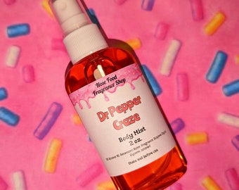 Bruma corporal Dr Pepper Craze, Spray corporal, Bruma perfumada, Perfume, Refresco, Edición limitada, Refresco, Mr Pepper, Refresco efervescente