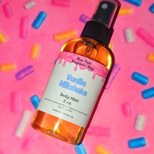 Vanilla Milkshake Body Mist, Body Splash, Body Spray, Fragrance Mist, Perfume, Milkshake, Nose Food, Limited Edition, Body Mist, Ice Cream