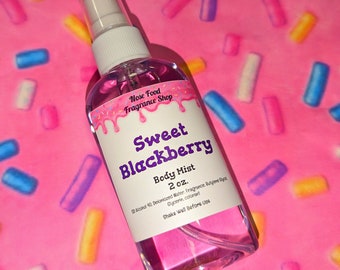 Bruma corporal de mora dulce, spray corporal, bruma aromática, perfume, aromaterapia, edición limitada, mora