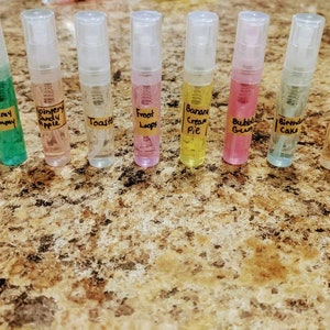 Sample Fragrances 2 Ml. Mini Spray Mist Sample Samples 