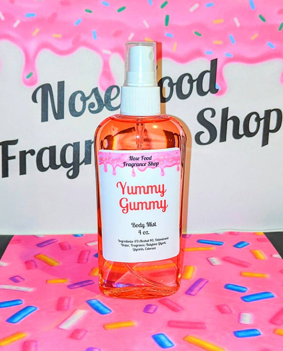 Yummy Gummy Body Mist, Gummy Bear Body Spray, 90's Nostalgia, Gift