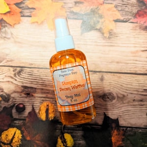 Spray corpo Pumpkin Pecan Waffles, profumo, spray corpo, spruzzo corpo, spray profumato, waffles alla zucca e noci pecan