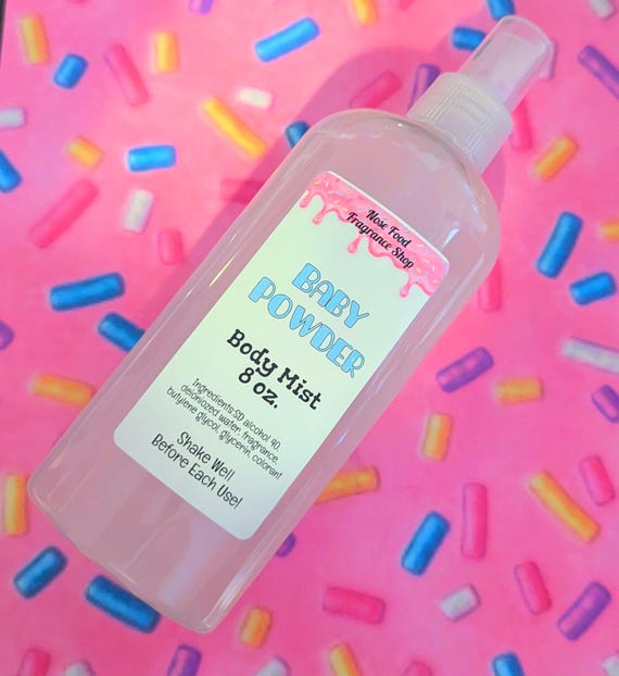 Body Spray Baby Powder Perfume Smell Baby Powder Body Mist, Body