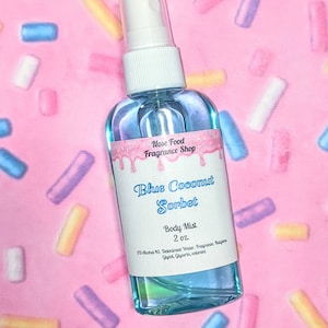 Blue Coconut Sorbet Body Mist Perfume Body Spray Body Splash