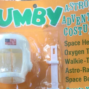3 Gumby costumes ,  cowboy, astronaut and fire man