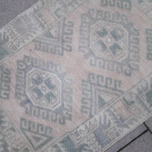 2,4,rugVintage turkish rug oushak rug floor rug small rug kitchen rug bathroom rug,mini rug,kitchen shops decor,bath rug,entrway rug, 2.1x3.5 feet