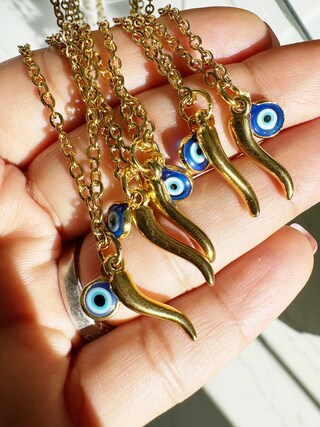 Orecchini POPLYKE Evil Eye In Argento 925 Con Motivo Shamrock - Gioiello Ipoallergenico In Confezione Regalo