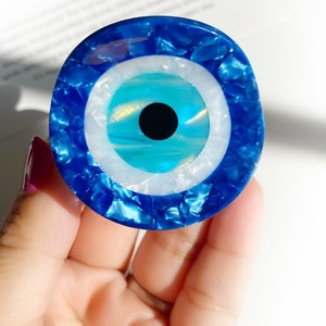 NEW Original Design Evil Eye Nazar Hair Claw Clip image 2