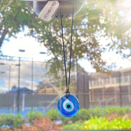Pendentif voiture mauvais œil à suspendre, vue arrière, amulette, protection, cadeau Mati Nazar