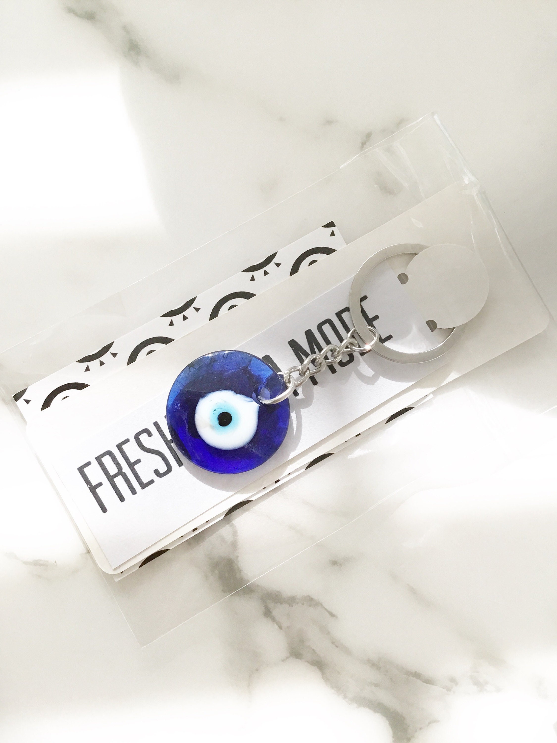 Evil Eye Keychain Etsy