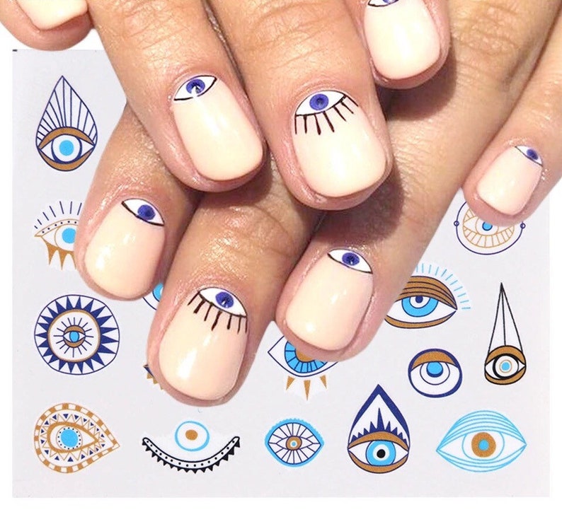 Wynwood Evil Eye Nail Water Decals