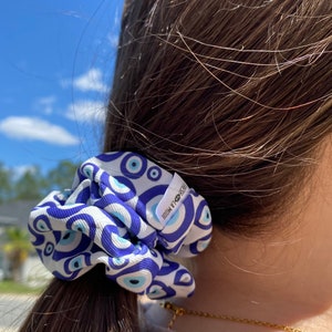 ORIGINAL Evil Eye Hair Tie Scrunchie Set (2)