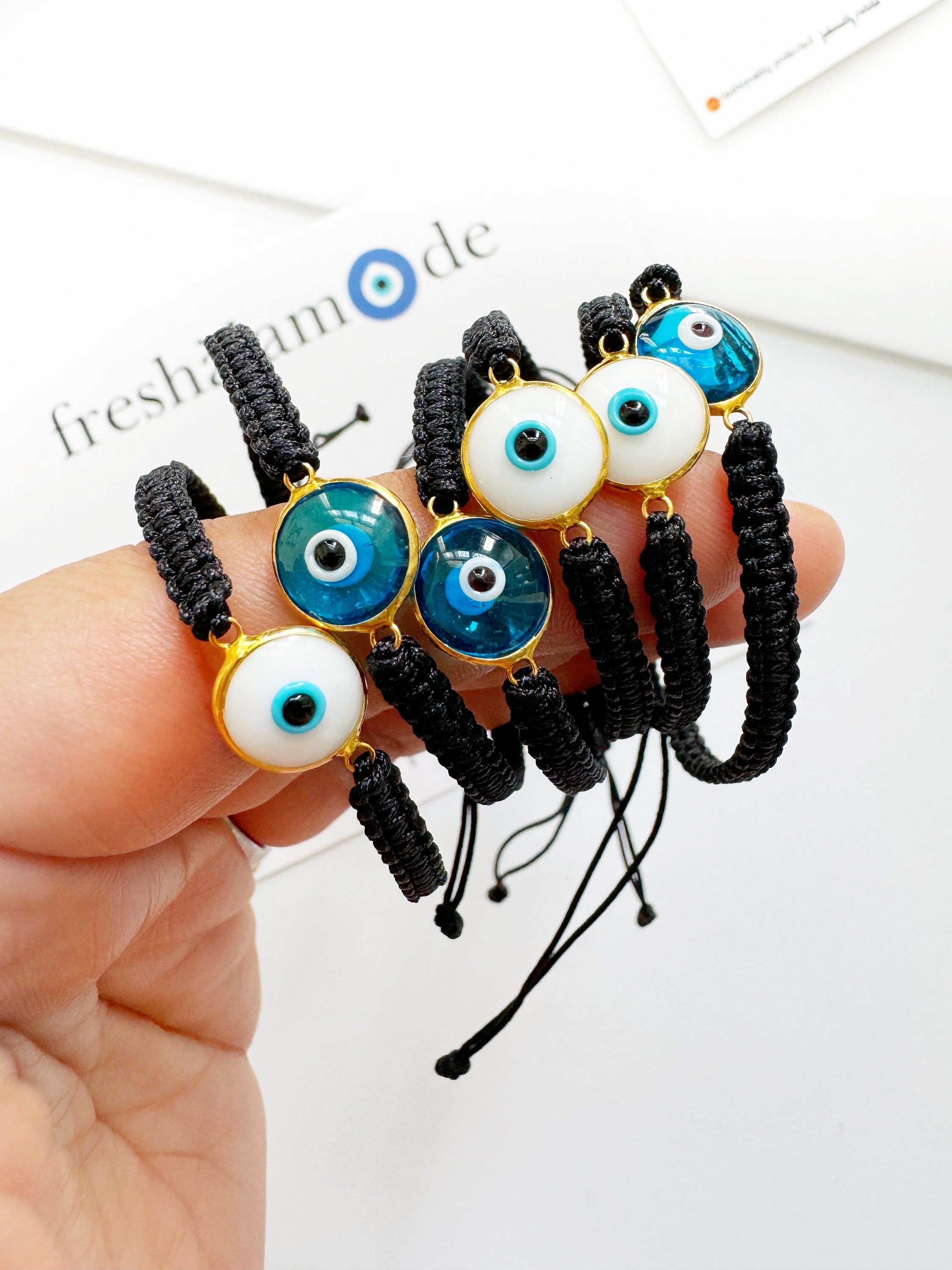Evil Eye Bracelet Original Authentic Glass Adjustable UNISEX Etsy