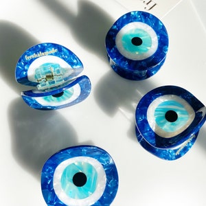 NEW Original Design Evil Eye Nazar Hair Claw Clip image 1