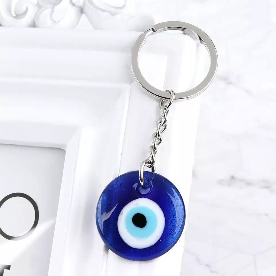 Evil Eye Keychain - Etsy