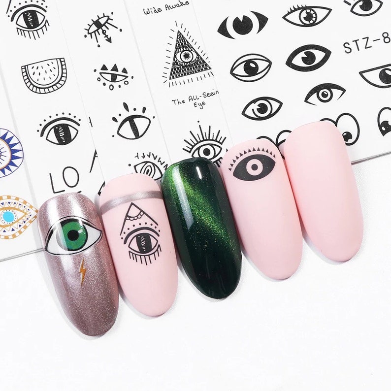 Wynwood Evil Eye Nail Water Decals