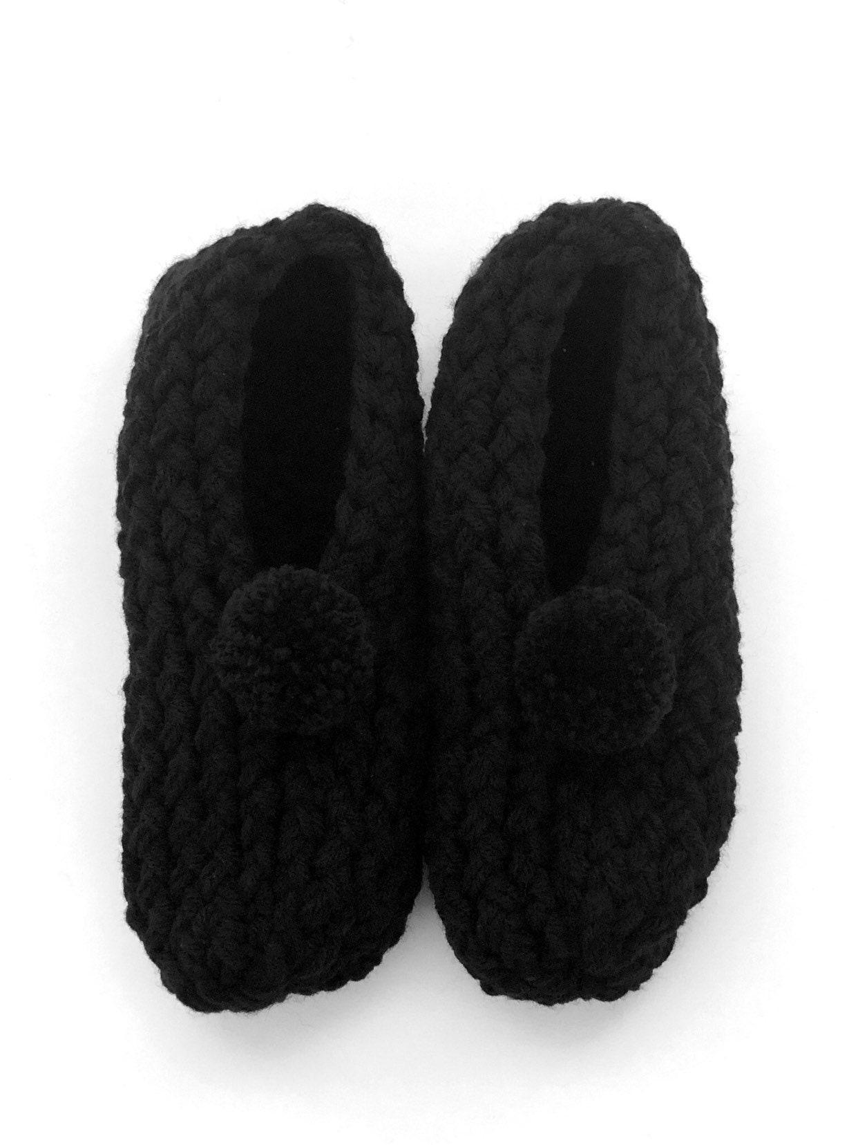 knitted house slippers