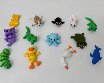 Animales articulados adorables impresos en 3D