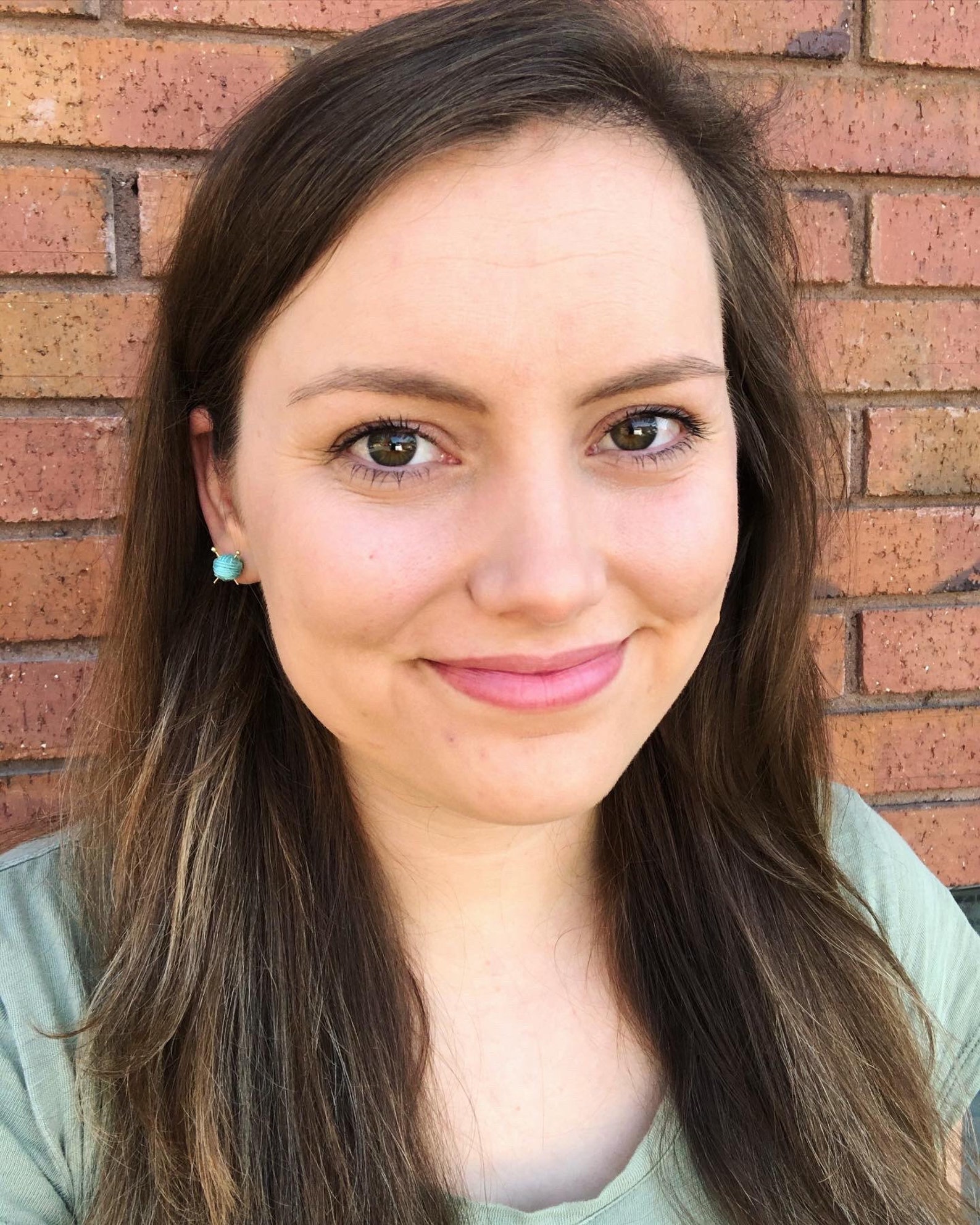 Yarn Ball Earrings Knitting Needles Ball of Wool Etsy