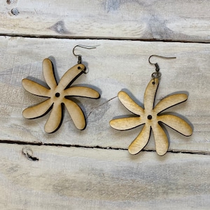 Tiare flower Earring-Flower svg-Hawaii svg-Tiare Flower svg-Hawaii Flower svg-Shape svg-Glow forge file-Hawaiian Earring file-Hawaiian Gift