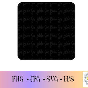 Simple square rounded corner shape file, shape SVG, square PNG, square SVG, cut file, Digital Download