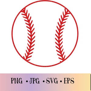 Baseball-Cliprt-shape file-baseball cut file-Baseball SVG-baseball png-baseball decal-cricut clipart-digital download-team-shape svg-sport