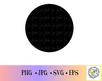 Simple circle shape file, shape SVG, circle PNG, circle SVG, cut file, Digital Download