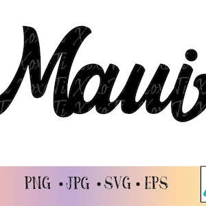 Hawaii|Maui|Hawaii svg|Clipart|Sticker Decal|Hawaii cut file|cricut|Hawaii png|Maui cut files|word|Shape svg|Hawaiian island