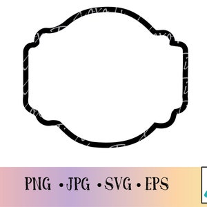 Thick Rounded Corner Frame|Shape SVG|Frame png|Simple frame shape| Frame SVG|Cut File|Digital|Cricut|Clipart File|Rounded corner frame