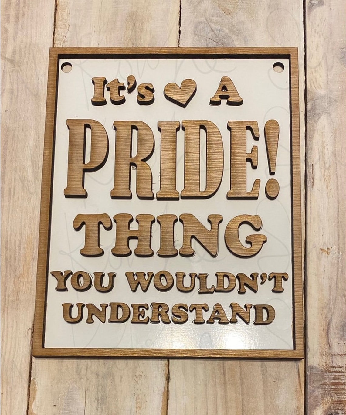 It's a Pride Thing Quote Sign Laser Cut and Engrave File Etsy